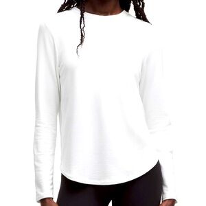 BRAND NEW Lululemon White Love Modal Fleece Long Sleeve size 8 (in original bag)
